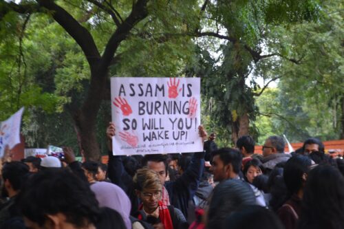 Anti CAA Protests outside Assam