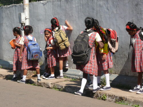 'Indian school girls in Panaji' by Brainbitch